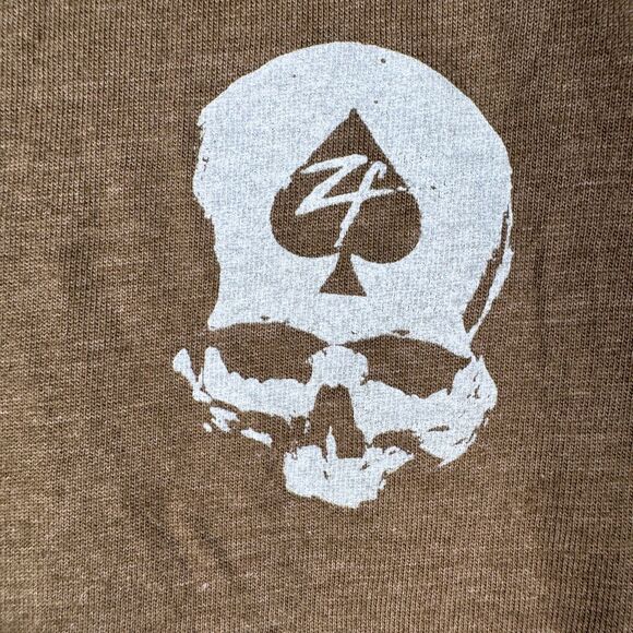 Zero Foxtrot T Shirt Mens Size Small Green Short Sleeve With His Bare Hands - Picture 6 of 8